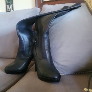 Guess knee high leather boots